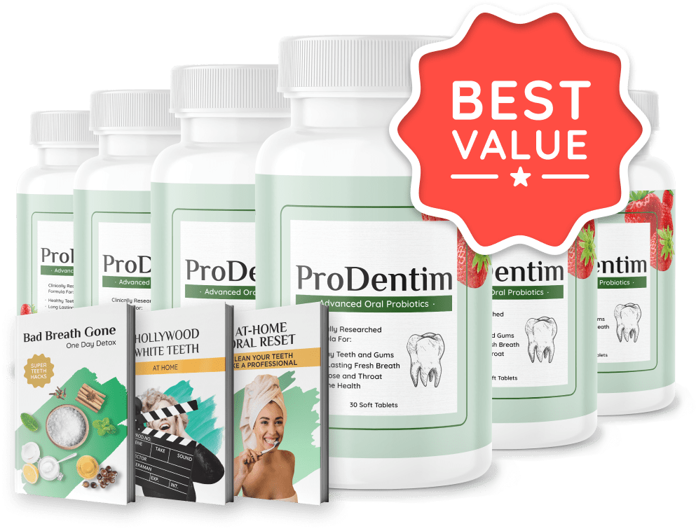 ProDentim best value 6-bottle package
